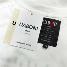 高級EU製＆定価2万◆UABONI*Paris*半袖Tシャツ*ユアボニ*パリ発◆高品質綿100% 快適 吸汗 個性 カットソー スウェット カップル 男女兼用52_画像10