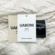 個性EU製＆定価6万◆UABONI*Paris*ジャケット*ユアボニ*パリ発◆中綿入り 防風 保温 ストライプ 異素材切替 アウター レジャー 外出着 M_画像9