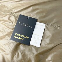 一枚限定 定価8万★christian milada・ミラノ発・ダウンベスト★ダックダウン90% 保温 防寒 快適 艶 かっこいい アウトドア 普段着 L/48_画像9