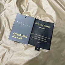 一枚限定 定価8万★christian milada・ミラノ発・ダウンベスト★ダックダウン90% 保温 防寒 快適 艶 かっこいい アウトドア 普段着 L/48_画像8