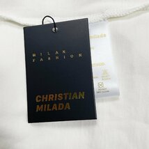 定価4万★christian milada・ミラノ発・ トレーナー★コットン100％ 個性 柔らかい 快適 カットソー 遊び心 可愛い 日常 カップル XL/50_画像8