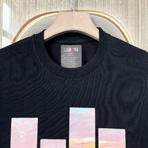 定番EU製＆定価2万◆UABONI*Paris*半袖Tシャツ*ユアボニ*パリ発◆上質コットン 個性 ゆったり 英字 油絵 シンプル おしゃれ L/48サイズ_画像4