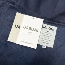 ★★定番EU製＆定価4万◆UABONI*Paris*パーカー*ユアボニ*パリ発◆コットン100％ 裏起毛 厚手 スウェット ストリート 男女兼用 XL/50サイズ_画像9