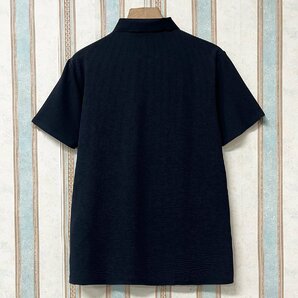 絶賛 定価3万 FRANKLIN MUSK・アメリカ・ニューヨーク発 ポロシャツ 高品質シルク/コットン混 薄手 速乾 涼しい 洗練 ビジネス サイズ1の画像2