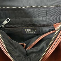 上級ヨーロッパ製※定価12万◆ブルガリア発※RISELIN ショルダーバッグ 高級牛革 レザー 肩掛け 斜め掛け 便利 通勤通学 日常 メンズ_画像10