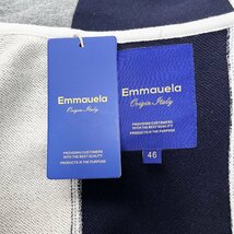 個性・パーカー 定価5万◆Emmauela・イタリア・ミラノ発◆コットン100％ 通気 ダブルファスナー 切替 スウェット ジャケット 秋冬 M/46_画像9