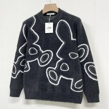 定番 ヨーロッパ製※定価5万◆ブルガリア発※RISELIN セーター ミンク/カシミヤ混 ソフト 毛足 ニット 暖かい ウサギ 可愛さ 秋冬 M/46_画像8