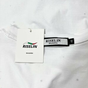 個性ヨーロッパ製※定価2万◆ブルガリア発※RISELIN 半袖Tシャツ 綿100% 薄手 通気 ラインストーン 光沢感 ゆったり スウェット 街着 Lの画像10