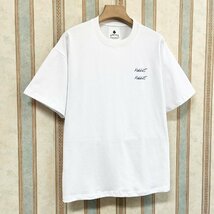 逸品 定価2万 FRANKLIN MUSK・アメリカ・ニューヨーク発 半袖Tシャツ 上質 薄手 吸湿 ウサギ カットソー スタイリッシュ 日常 サイズ1_画像9