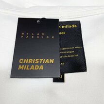 定価4万★christian milada・ミラノ発・ パーカー★綿100％ 防寒 快適 個性 動物柄 トップス スウェット トレーナー 秋冬 L/48サイズ_画像7