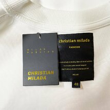 定価4万★christian milada・ミラノ発・トレーナー★上品 快適 リラックス オシャレ ユニコーン スウェット 秋冬 ユニセックス 2XL/52_画像9