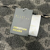 定価5万★christian milada・ミラノ発・セーター★豪華ミンク/カシミヤ混 ラインストーン 高級 暖か 総柄 トップス スウェット 日常 S/34_画像9