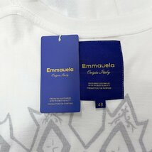 上品・半袖Tシャツ 定価2万◆Emmauela・イタリア・ミラノ発◆コットン100％ 通気 薄手 吸汗 個性 スウェット プルオーバー メンズ 夏服 50_画像8