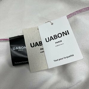 個性EU製＆定価5万◆UABONI*Paris*パーカー*ユアボニ*パリ発◆上質 厚手 裏ボア 快適 無地 カットソー トレーナー 男女兼用 普段着 L/48の画像10