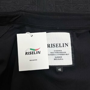 絶賛ヨーロッパ製※定価4万◆ブルガリア発※RISELIN 長袖シャツ 高品質シルク混 洗練 接触冷感 総柄 トップス ゴルフ 通勤 紳士 日常 XL/50の画像9