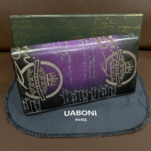  highest made EU made special order limited goods *UABONI*yuaboni* illusion. pa tea n* folding twice purse *EU made *kali graph .- Golden hand . car fs gold men's gentleman 