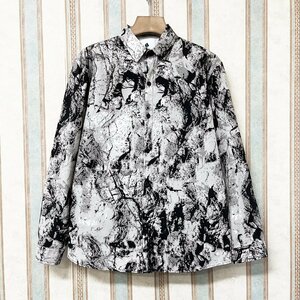  piece . regular price 4 ten thousand FRANKLIN MUSK* America * New York departure long sleeve shirt thin speed . stylish total pattern tops light outer stylish 2
