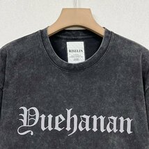 個性ヨーロッパ製※定価2万◆ブルガリア発※RISELIN 半袖Tシャツ 薄手 快適 ウオッシュ加工 ストリート ビィンテージ ゆったり オシャレ M_画像3