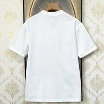 人気EU製＆定価2万◆UABONI*Paris*半袖Tシャツ*ユアボニ*パリ発◆綿 通気 薄手 吸湿 個性 英字 落書き風 ストリート感 トップス 夏 XL/50_画像2