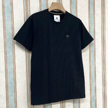 最高級 定価3万 FRANKLIN MUSK・アメリカ・ニューヨーク発 半袖Tシャツ シルク/綿混 薄手 涼しい 通気 ストレッチ性 紳士 サイズ4_画像10