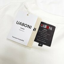 上級EU製＆定価2万◆UABONI*Paris*半袖Tシャツ*ユアボニ*パリ発◆上質 快適 通気 ゆったり 人気 個性 レトロ カットソー アメカジ 普段着52_画像9