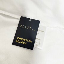 定価2万★christian milada・ミラノ発・半袖Tシャツ★人気 ナチュラル ゆったり 快適 スウェット デイジー柄 可愛い 定番 男女兼用 夏 L_画像9