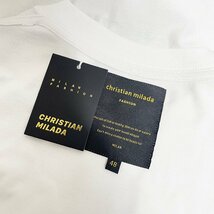 定価2万★christian milada・ミラノ発・半袖Tシャツ★コットン100％ 快適 通気 オシャレ クリスマス トップス スウェット ユニセックス 52_画像8