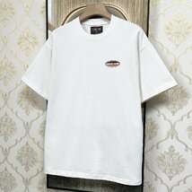 定番EU製＆定価2万◆UABONI*Paris*半袖Tシャツ*ユアボニ*パリ発◆個性 吸汗 薄手 油絵風 イラスト トレンド カットソー 日常 L/48サイズ_画像10