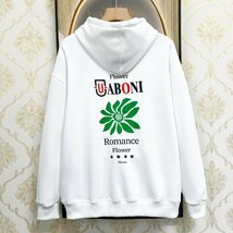 上級EU製＆定価4万◆UABONI*Paris*パーカー*ユアボニ*パリ発◆上品 通気 フラワー トップス オシャレ プルオーバー ストリート 2XL/52_画像1