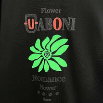 個性EU製＆定価4万◆UABONI*Paris*トレーナー*ユアボニ*パリ発◆上品 お洒落 シンプル フラワー スウェット プルオーバー 春 日常 XL/50_画像3