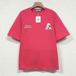 個性ヨーロッパ製※定価2万◆ブルガリア発※RISELIN 半袖Tシャツ コットン100％ 薄手 通気 オシャレ 高級刺繍 スウェット 男女兼用 夏 M/46の画像2