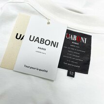 定番EU製＆定価2万◆UABONI*Paris*半袖Tシャツ*ユアボニ*パリ発◆上質 快適 通気 サンタクロース 遊び心 カットソー スウェット 夏 XL/50_画像10