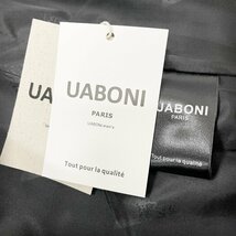 枚数限定EU製＆定価7万◆UABONI*Paris*テーラードジャケット*ユアボニ*パリ発◆高品質カシミヤ 防寒防風 快適 洗練 ブレザー ビジネス L/48_画像10