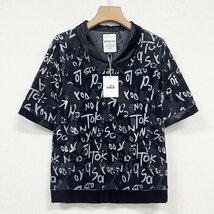 新作ヨーロッパ製※定価2万◆ブルガリア発※RISELIN 半袖Tシャツ 薄手 速乾 透かし 個性 折り襟 トップス スウェット 夏服 レディース 2XL_画像1