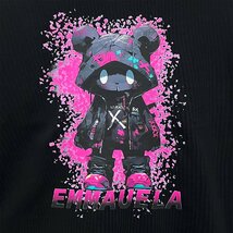 人気・半袖Tシャツ 定価2万◆Emmauela・イタリア・ミラノ発◆高級コットン100％ 個性 通気 クマ ポップ トップス スウェット 街着 夏2XL/52_画像6