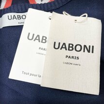 ★★上質EU製＆定価5万◆UABONI*Paris*セーター*ユアボニ*パリ発◆高級ウール 保温 伸縮性 総柄 レトロ ニット トップス トレーナー XL/50_画像8