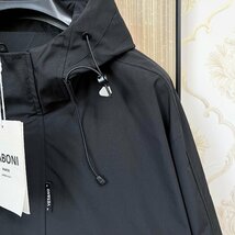 上級EU製＆定価6万◆UABONI*Paris*ジャケット*ユアボニ*パリ発◆上品 防風 無地 オシャレ シンプル マウンテンパーカー 普段着 春秋2XL/52_画像6