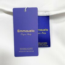 上級・トレーナー 定価4万◆Emmauela・イタリア・ミラノ発◆コットン100％ 上質 個性 快適 英字 スウェット 男女兼用 秋冬 L/48サイズ_画像9