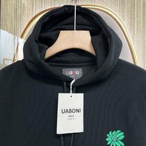 定番EU製＆定価4万◆UABONI*Paris*パーカー*ユアボニ*パリ発◆上品 通気 フラワー トップス オシャレ プルオーバー ストリート 2XL/52_画像4