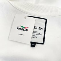 上級ヨーロッパ製※定価4万◆ブルガリア発※RISELIN トレーナー 綿100％ 快適 通気 伸縮性 ハート プルオーバー カラフル 日常 男女兼用 L_画像7