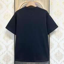 個性EU製＆定価2万◆UABONI*ユアボニ*半袖Tシャツ*フランス*パリ発◆高級 快適 ソフト クリスマス お洒落 スウェット カットソー M/46_画像2