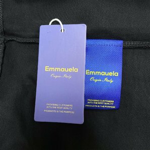 定番・半袖Ｔシャツ 定価2万◆Emmauela・イタリア・ミラノ発◆コットン100％ 快適 通気吸汗 スウェット カットソー 個性 トレンド M/46の画像9