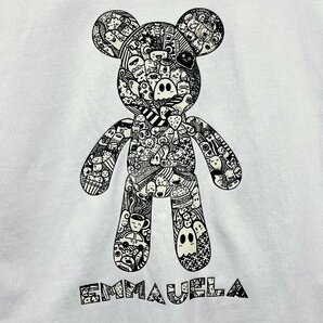 人気・半袖Tシャツ 定価2万◆Emmauela・イタリア・ミラノ発◆上質 吸汗 通気 ソフト 個性 クマ プルオーバー カットソー ストリート 夏 XLの画像6