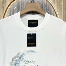 定価2万★christian milada・ミラノ発・半袖Tシャツ★コットン100％ 快適 通気 オシャレ クリスマス トップス スウェット ユニセックス 46_画像4