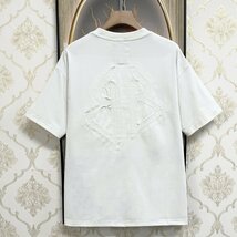 個性EU製＆定価2万◆UABONI*Paris*半袖Tシャツ*ユアボニ*パリ発◆コットン100％ 薄手 伸縮性 ストリート カットソー シンプル 日常 夏 XL_画像2