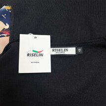 新作ヨーロッパ製※定価4万◆ブルガリア発※RISELIN トップス ニット ブラウス 薄手 切り替え 異素材 花柄 エレガント レディース 春夏 2XL_画像7