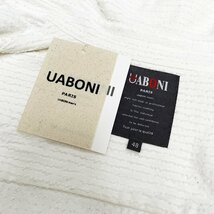 新作EU製＆定価5万◆UABONI*Paris*長袖シャツ*ユアボニ*パリ発◆高級 通気 柔らかい 快適 無地 ダメージ加工 ライトアウター おしゃれ M_画像9