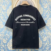 定価2万★christian milada・ミラノ発・半袖Tシャツ★個性 快適 薄手 ゆったり プルオーバー スウェット トップス アメカジ 定番 夏 XL/50_画像1