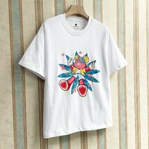 上級 定価2万 FRANKLIN MUSK・アメリカ・ニューヨーク発 半袖Tシャツ 快適 吸湿 遊び心 可愛い トップス スウェット カットソー サイズ4_画像10