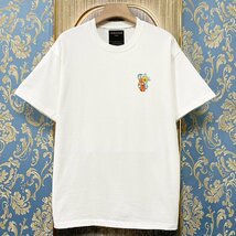 定価2万★christian milada・ミラノ発・半袖Tシャツ★コットン100％ 個性 通気吸汗 スウェット クルーネック 可愛い お洒落 XL/50サイズ_画像2